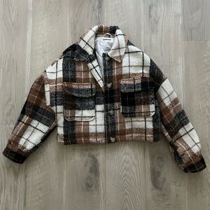 Garage Plaid Wool-Blend Jacket